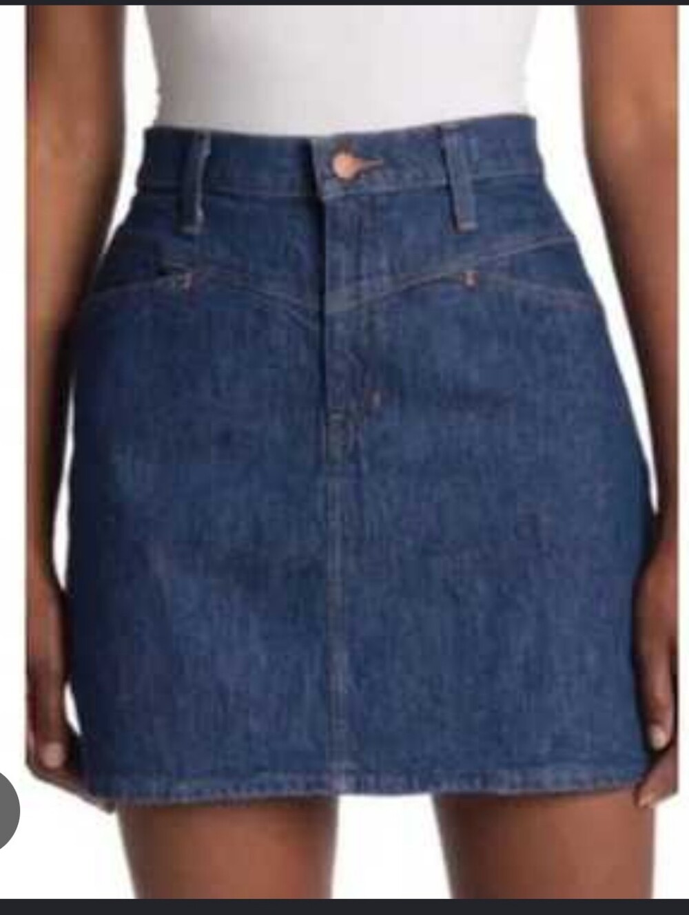 MADEWELL Stretch Denim A-line Mini Skirt Size 28
